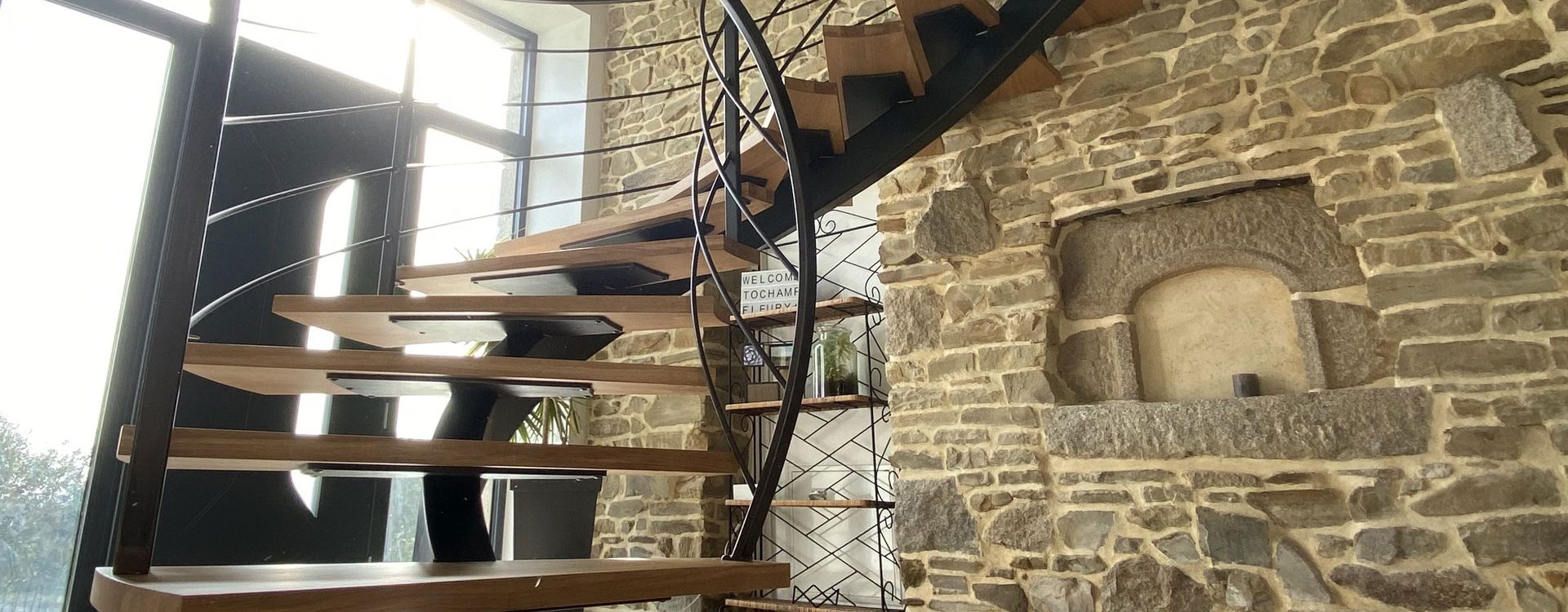 Fabrication escalier métal à Rennes